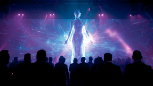 The Entertainment Company Sydney Dancers, Performers & Talent Sourcing in Sydney NSW Davidv. 56221 Holographic Performer Projected Onto Centre Sta 9995da10 6e23 489d Af4c 90f